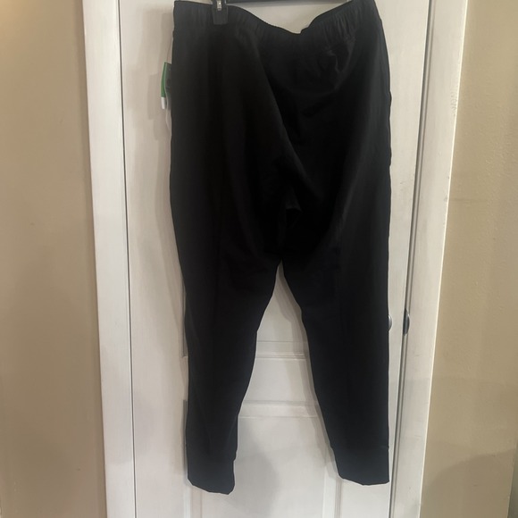 Mono B Jogger Sweatpants Womens Size S Black Ribbed Pockets Stretch - Picture 5 of 9